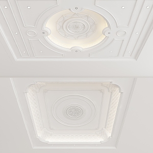 European-style ceiling 3d model