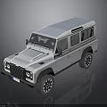 Silver Off Road Vehicle Featuring Black Wheels Roof Design And Front Grille