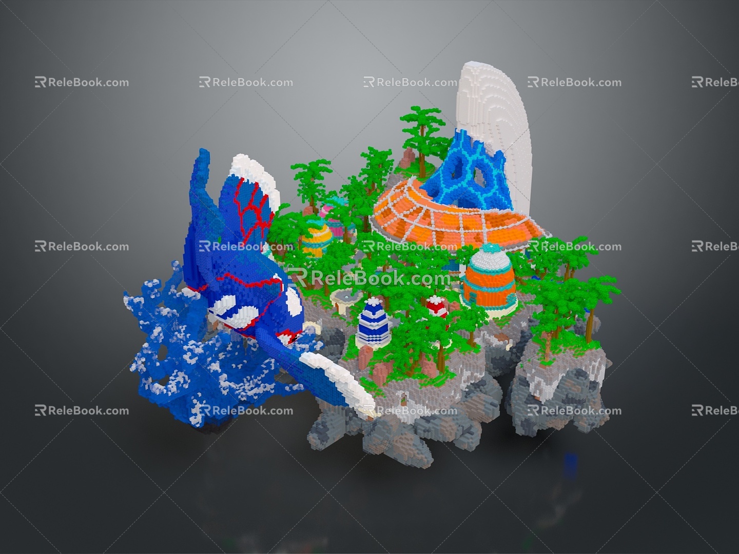 Game Environment Game Scene Fairy Tale Scene Fairy Tale Magic Scene Magic Item Fantasy Scene 3d model