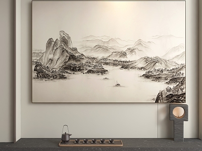 New Chinese Decorative Painting model