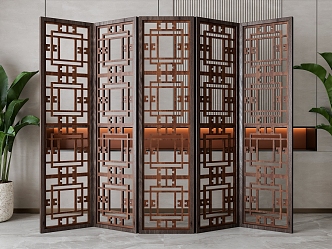 Screen partition 3d model