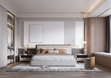 Modern Bedroom 3d model