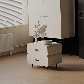Modern Bedside Cabinet 3d model