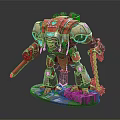 INDUSTRIAL LOFT ROBOT MACHINE WARMING MECHANICAL WARRAFT FIGHTING ROBOT GAME ROBOT 3d model