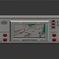 MG Computerized Security System Control Panel Terminal With Screen Red Buttons And Select Room Function