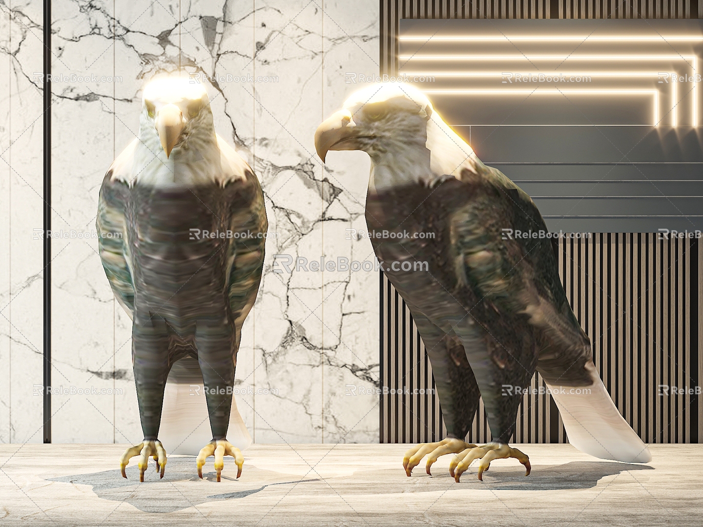 eagle bird 3d model