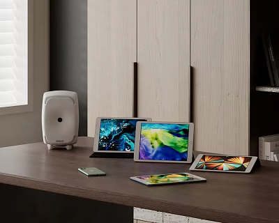 Modern tablet variety 3d model