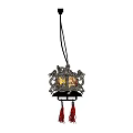 Intricate Traditional Chinese Decorative Chandelier With Dragon Ornaments And Red Tassels