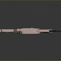Pink Rifle With Scope Orange Accents Black Barrel And Modern Design