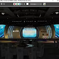 International Aluminum Conference Stage Setup With Lighting Screen And Lectern By Liaoning Zhongwang