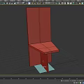 Modern Single Chair with White Finish and Minimalist Sleek Design Structure