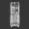 Tactical Armored Military Vehicle With Camouflage Paint Multiple Wheels And Antennas