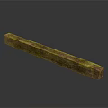 Natural Long Rectangular Living Supplies With Brown And Green Texture For Daily Use