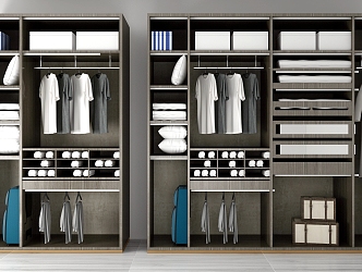 Modern wardrobe 3d model