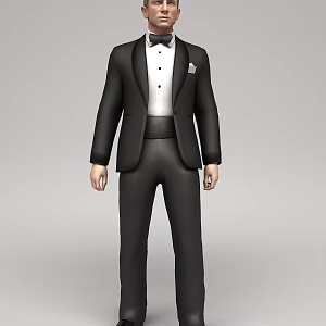 The Modern Man James Bond 3d model