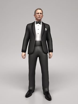 The Modern Man James Bond 3d model