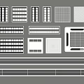 Different Types of Air Conditioner Air Vents Featuring Various Grille Designs