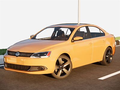 Hyundai Volkswagen 3d model