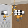 Modern Middle Style Chandelier 3d model