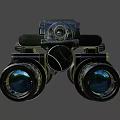 Industrial Night Vision Binoculars With Dual Lens High Definition Optics And Adjustable Knobs