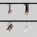Modern Downlights and Spotlights with Various Styles and Ceiling Mounting Options 3d model