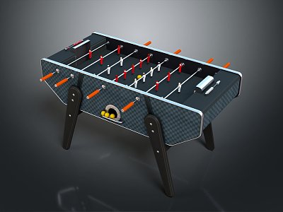 Modern table football board game Pac-Man board game stand-alone game 3d model