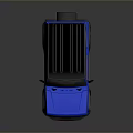 Blue Compact Off Road Vehicle With Black Hardtop And Rugged Wheels