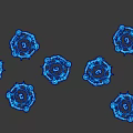 Modern magic array game teleportation magic array game animation teleportation array game skill style 3d model