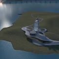 Wangjiang Pavilion View Pavilion View Pavilion 3d model