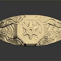 Gold Filigree Ring With Intricate Patterns For Daily Living Accessories