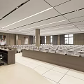 Modern Conference Room Interior With Spacious Layout Neatly Arranged Seats And Large Screen