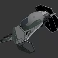 Futuristic Fighter Jet With Sleek Aerodynamic Design Transparent Cockpit And Advanced Weaponry