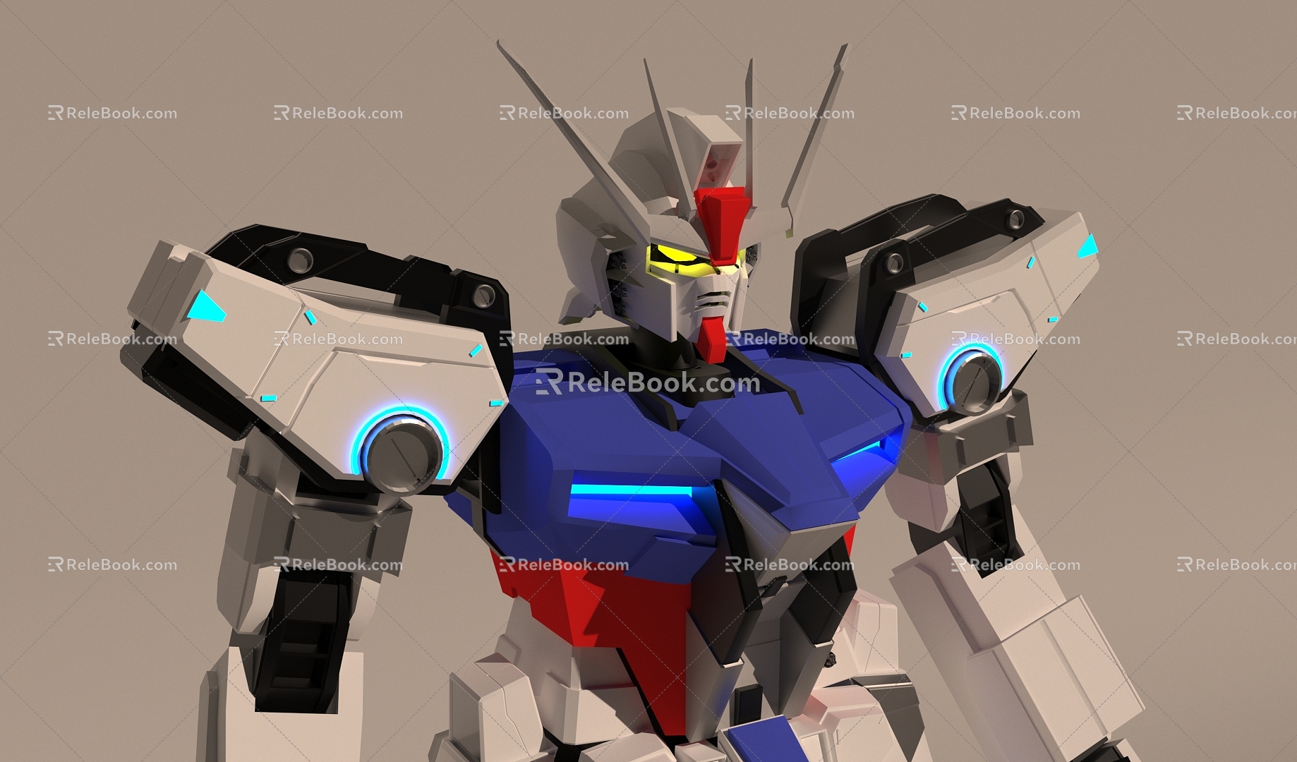 Modern assault Gundam 3d model