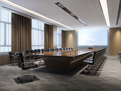 Meeting Room Conference Table Conference Chair 3d model