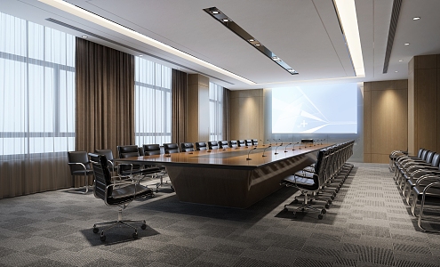 Meeting Room Conference Table Conference Chair 3d model