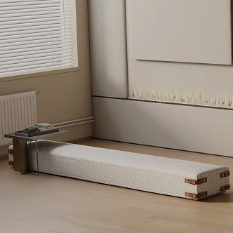 Modern shoe changing stool 3d model