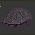 Classic Gray Tweed Flat Cap for Daily Wear with Soft Lining and Adjustable Fit