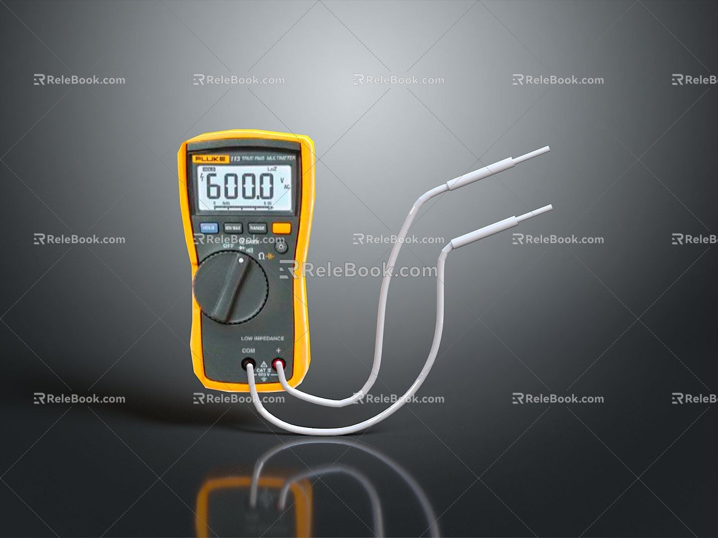 Voltmeter Multimeter Electronic Meter Instrument Meter Electronic Instrument Meter Electronic Instrument Oscilloscope 3d model