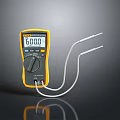 Digital Multimeter with Yellow Black Design Test Probes 6000 Display for Computer Repair Accurate Measurement