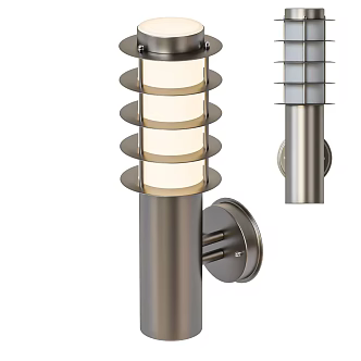 Modern outdoor wall lamp wrought iron wall lamp courtyard wall lamp park lamp park lighting lamp industrial wind wall lamp 3d model
