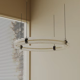 Modern chandelier 3d model