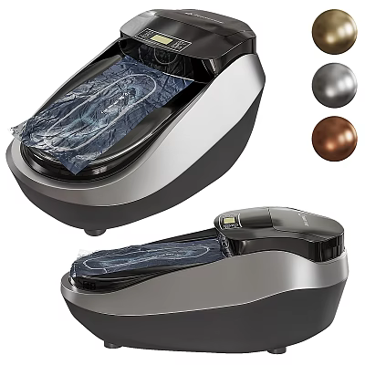Modern Automatic Shoe Cover Dispenser With Color Options And Home Office Design 3d model