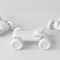 Stylish Red And White Electric Racing Toy Cars With Modern Design For Kids Play