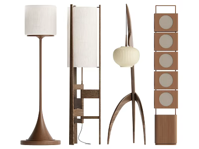 Quiet Wind Floor Lamp 3d model