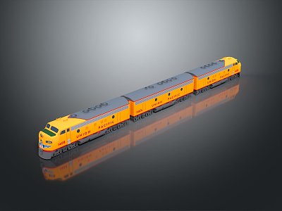 Train Light Rail Metro High Speed Rail EMU Train High Speed Train High Speed Train High Speed Locomotive EMU 3d model