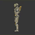 Sci-Fi Armor Alien Armor Sci-Fi Armor High-Tech Armor Futuristic Armor Alien Warrior Armor 3d model
