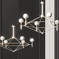 Modern chandelier 3d model