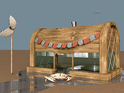Modern Cake Shop 3d model