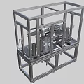 Flatness detection system test equipment test equipment 3d model