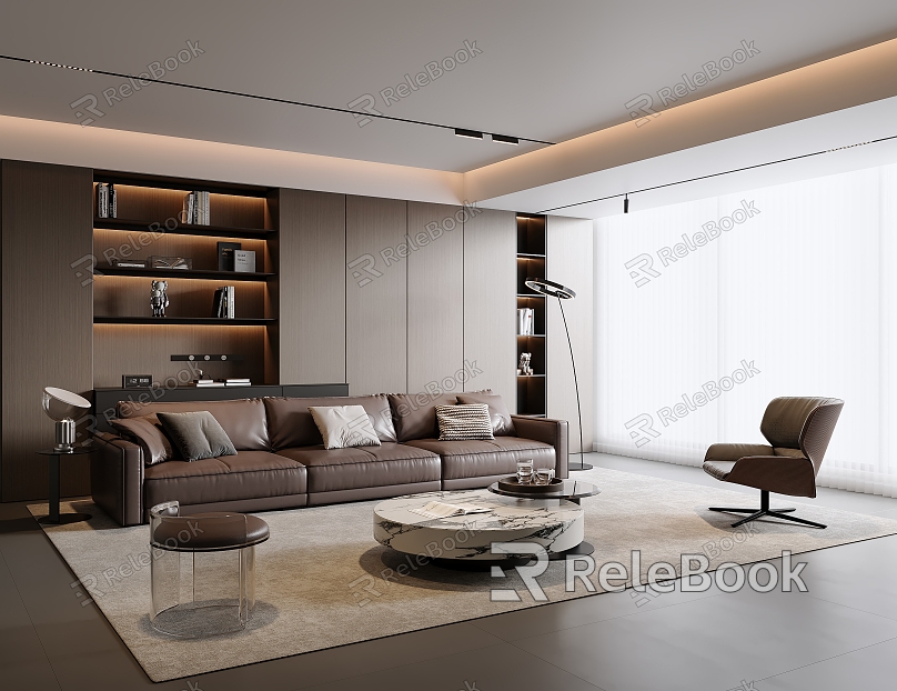 Italian Home Living Room model